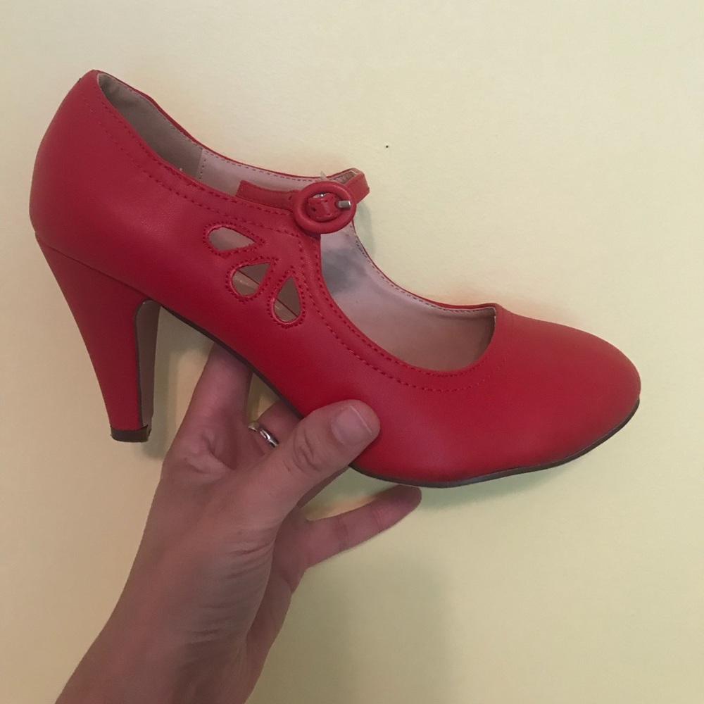 Red heels!